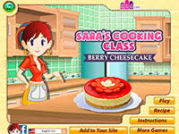 Игра Кухня Сары: ягодный чизкейк Игра Кухня Сары: ягодный чизкейк